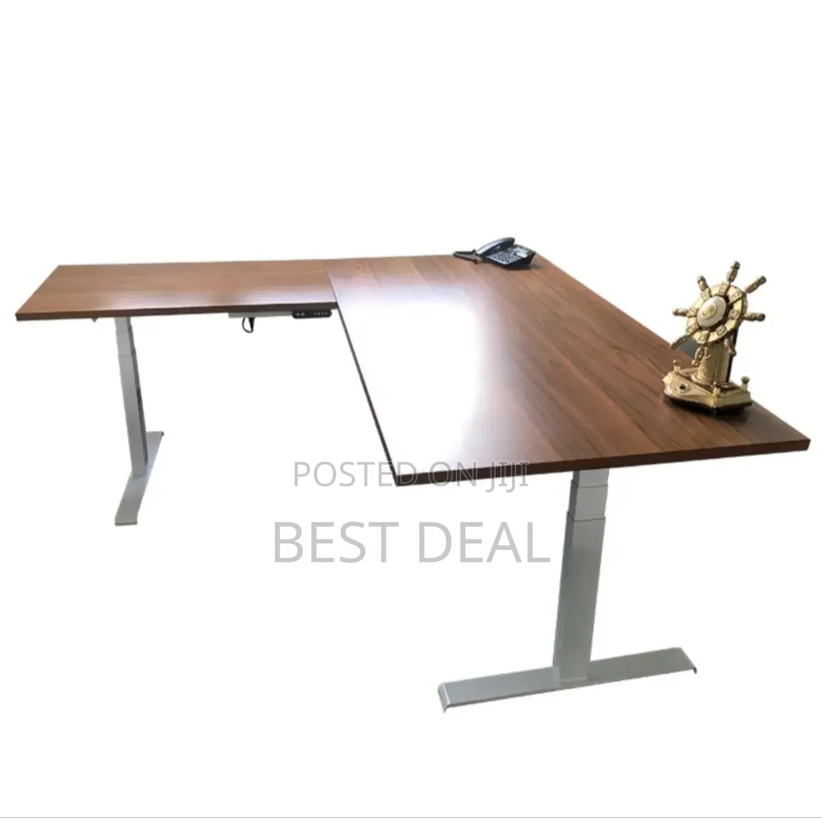 Sit Stand L Shaped Electric Ergonomic Desk