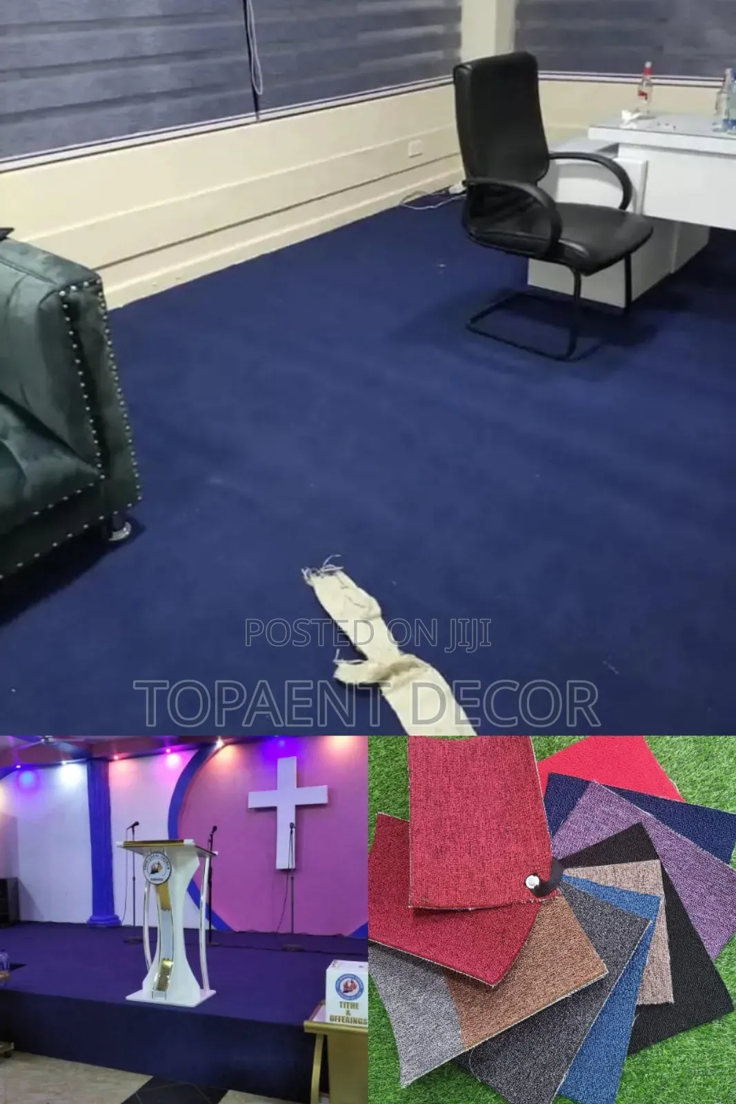 Red Carpet Supply and Fix for Office and Church