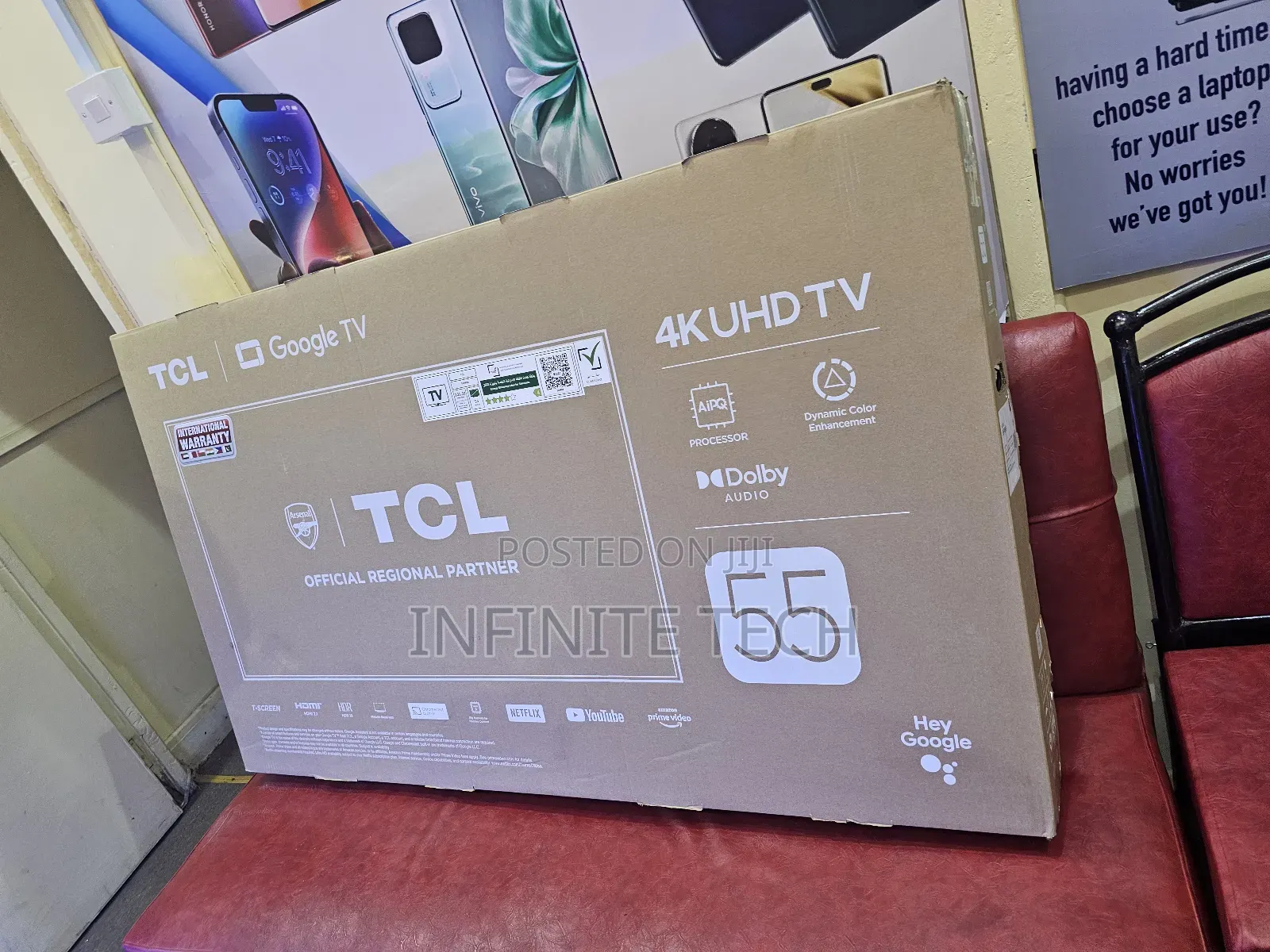 Tcl 55 Inches V6c 4k Hdr Google Tv – 55v6c (New 2025 Model)