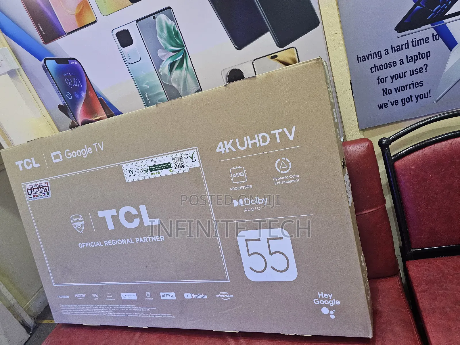 Tcl 55 Inches V6c 4k Hdr Google Tv – 55v6c (New 2025 Model)