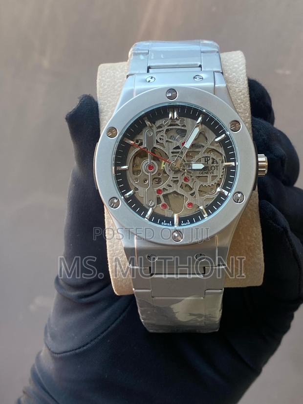 Stainless Steel Hublot Automatic Gents Watch - thumbnail 5