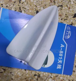 White Roof Decor Shark Antennae Self Adhesive