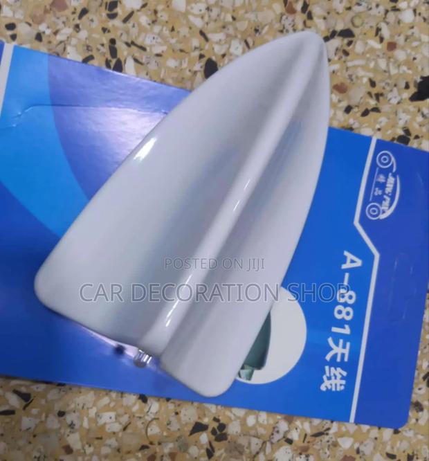 White Roof Decor Shark Antennae Self Adhesive