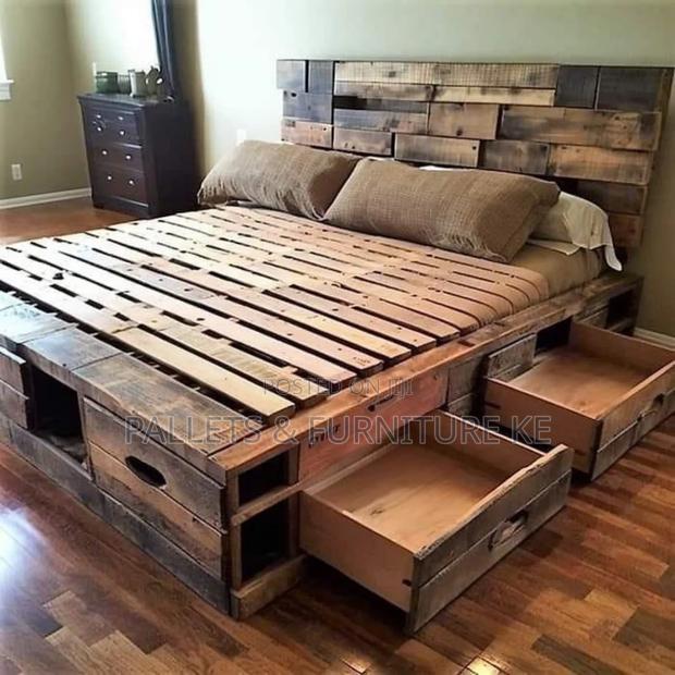 Platform Storage Bed/Drawer Bed&65 - main view