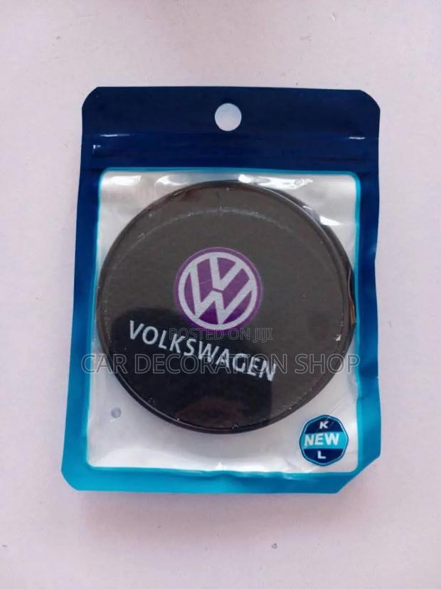 2pcs Volkswagen Branded Cup Holder Dirt Mat