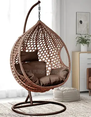 Home Chairs: Leaisure Swinging Egg Chair Indoor/Outdoor