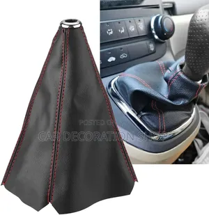 Carbon Fiber Pattern PVC Leather Gear Shift Knob