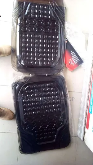 Clear Black Smoked Designed 5pc Set Car Floor Mats