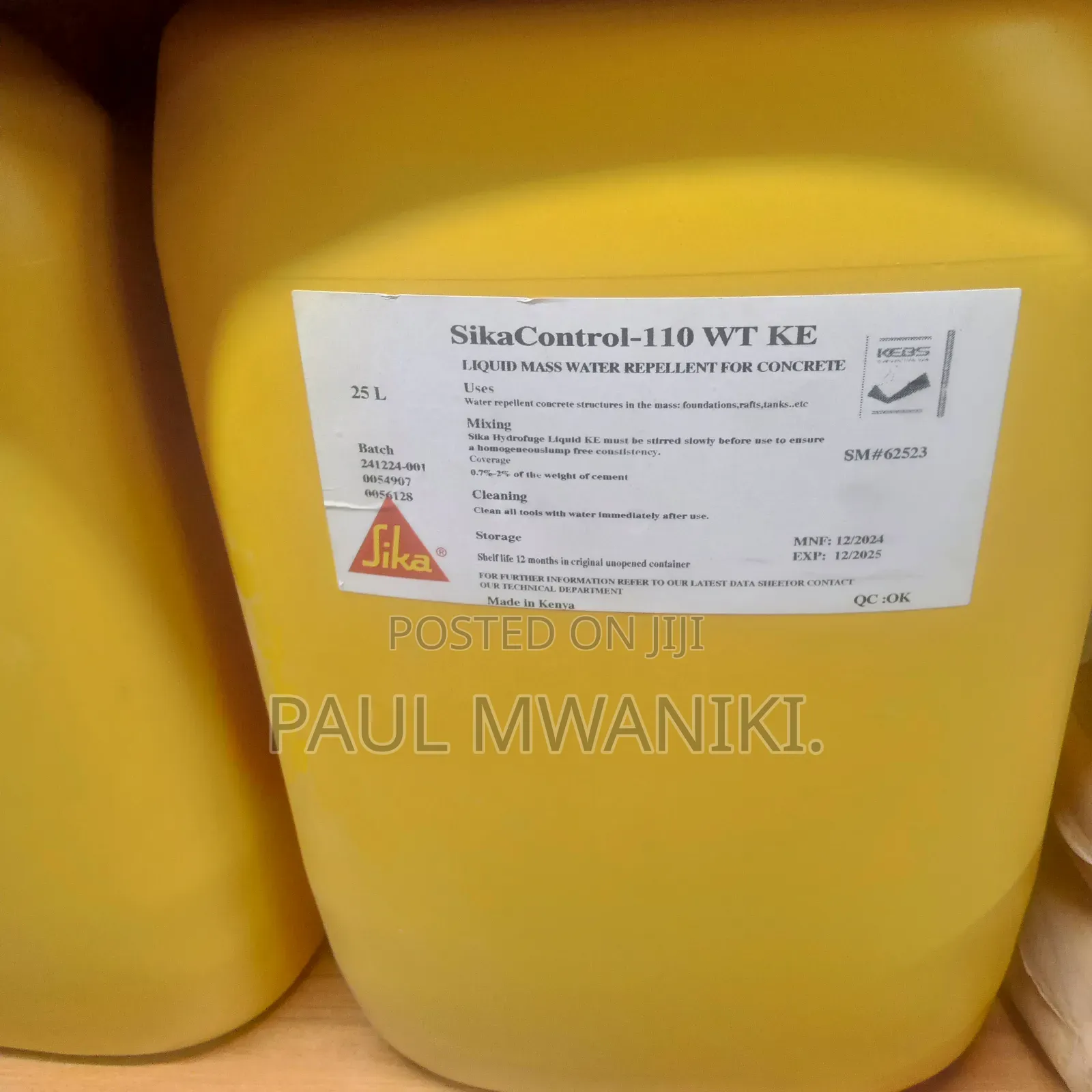 Sika Cemflex 25ltrs ( Universal Waterproofer/ Bonding Agent)