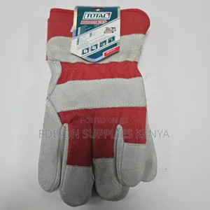 Total Leather Working Gloves Heavy Duty Gardening Gloves