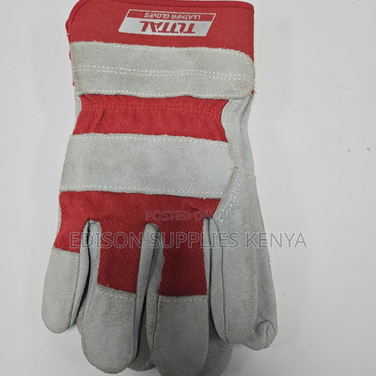 Total Leather Working Gloves Heavy Duty Gardening Gloves
