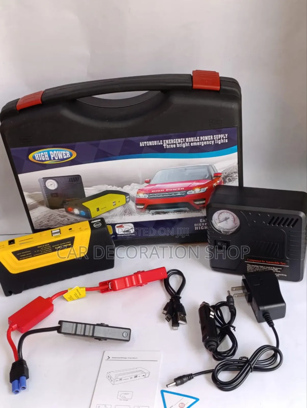 Must Have 150000mah Jump Starter Power Bank With Compressor