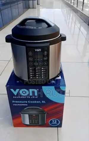 Von Pressure Cooker Vscp60mmx Available*