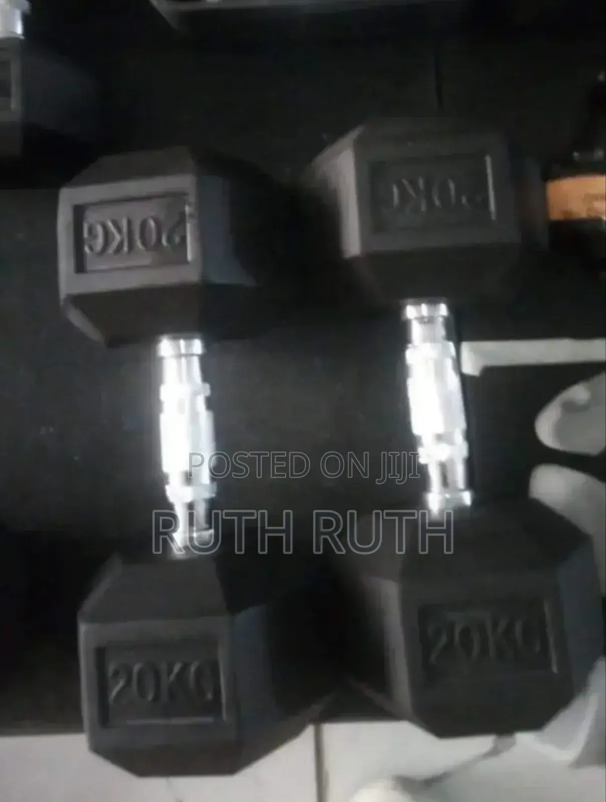 Brand New 20kg Hexagonal Dumbbells