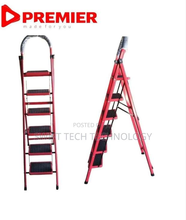 Step Ladder Premier 6 Step Ladder With Rubber Stand