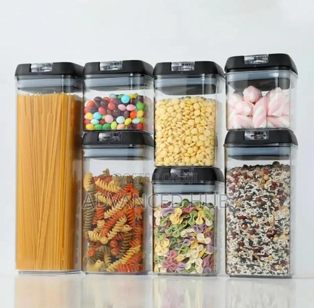 Acrylic 7pcs Set Food Containers - main view