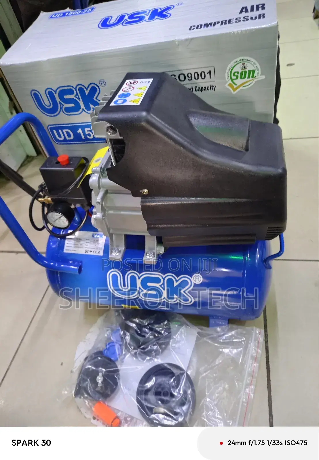 Electric Air Compressor 25ltrs