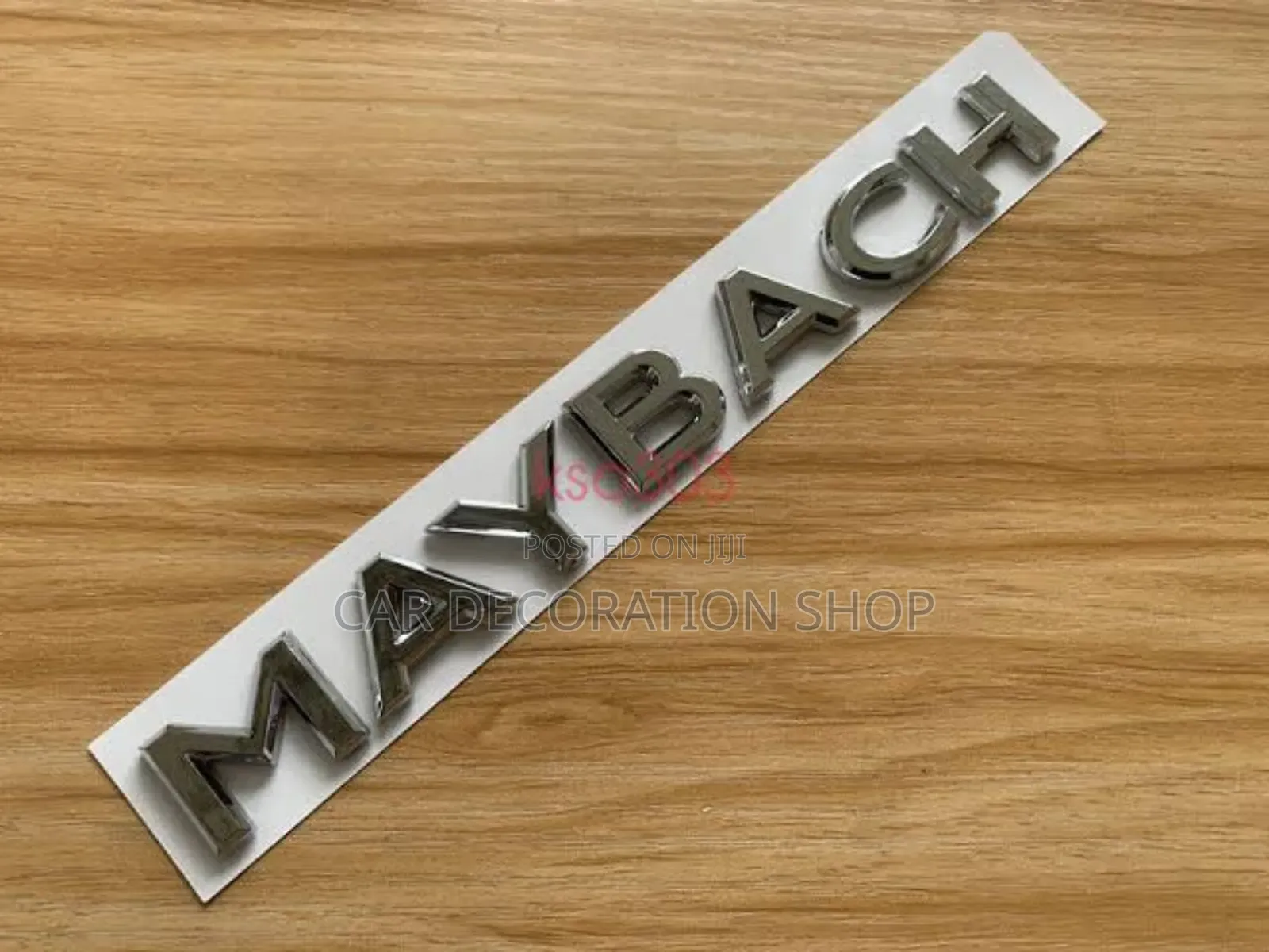 Chrome Letters Badge for Maybach Bonnet