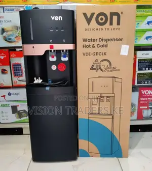 Von Dispenser Hot and Cold With Cup Dispenser