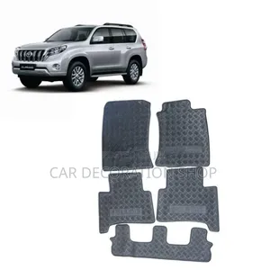Prado 7 Seater Models Floorrubber Heavy Duty Floor Black Mat