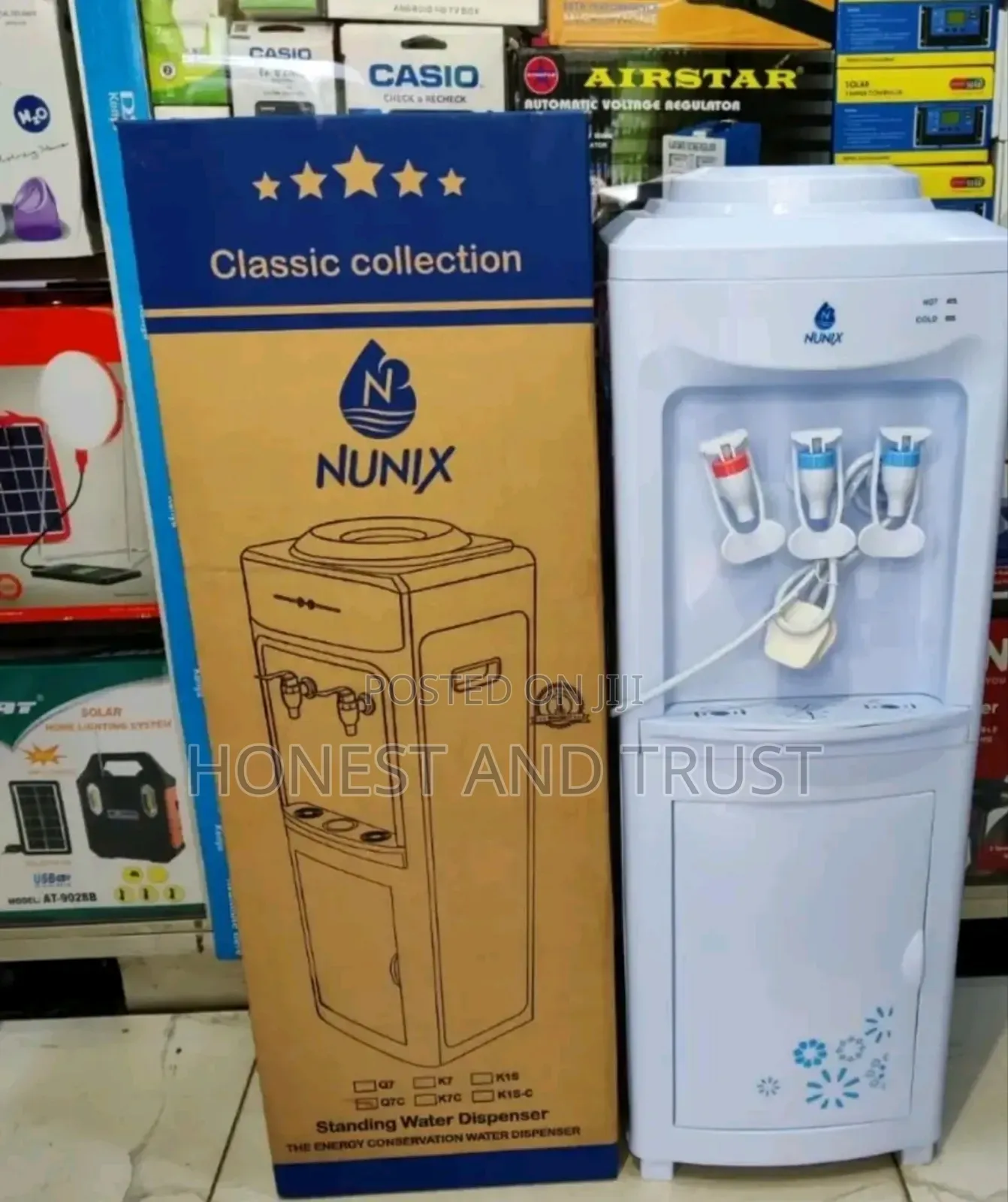 Nunix Q7c Hot and Cold 3 Taps Water Dispenser