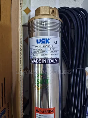 Usk Italy Submersible Water Pump 0.75hp