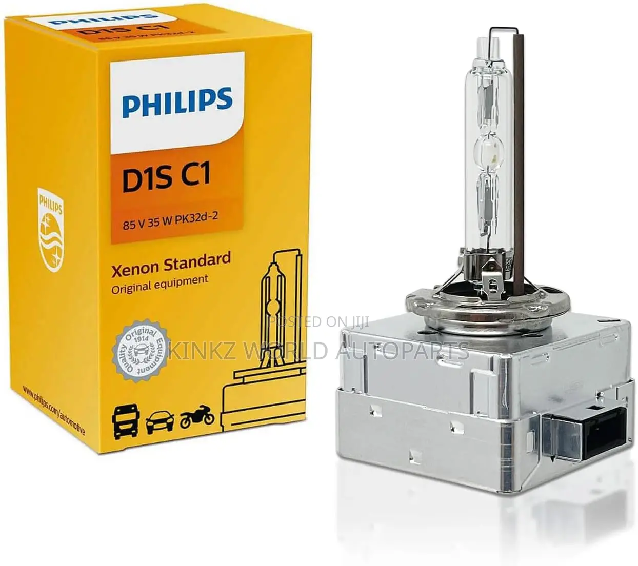 Philips D1s Standard Xenon Hid Headlight Bulb (85415c1)