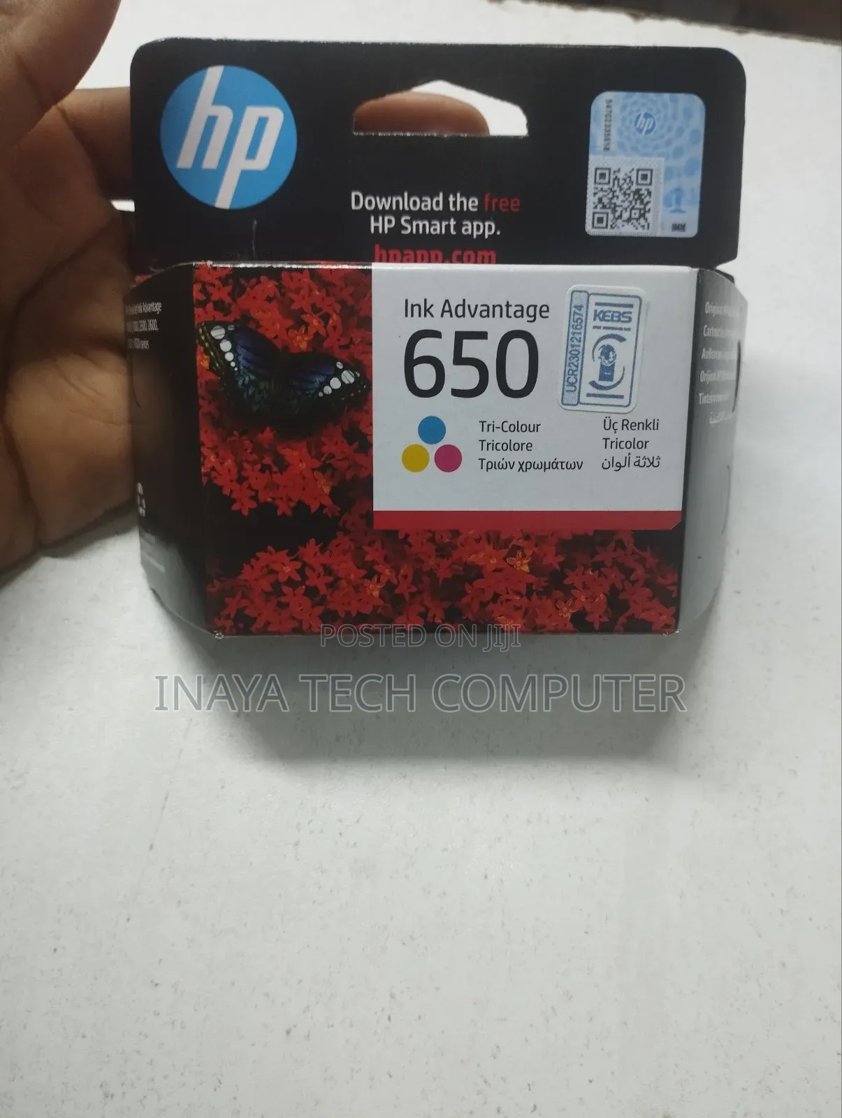 Hp 650 Color Ink Catridge