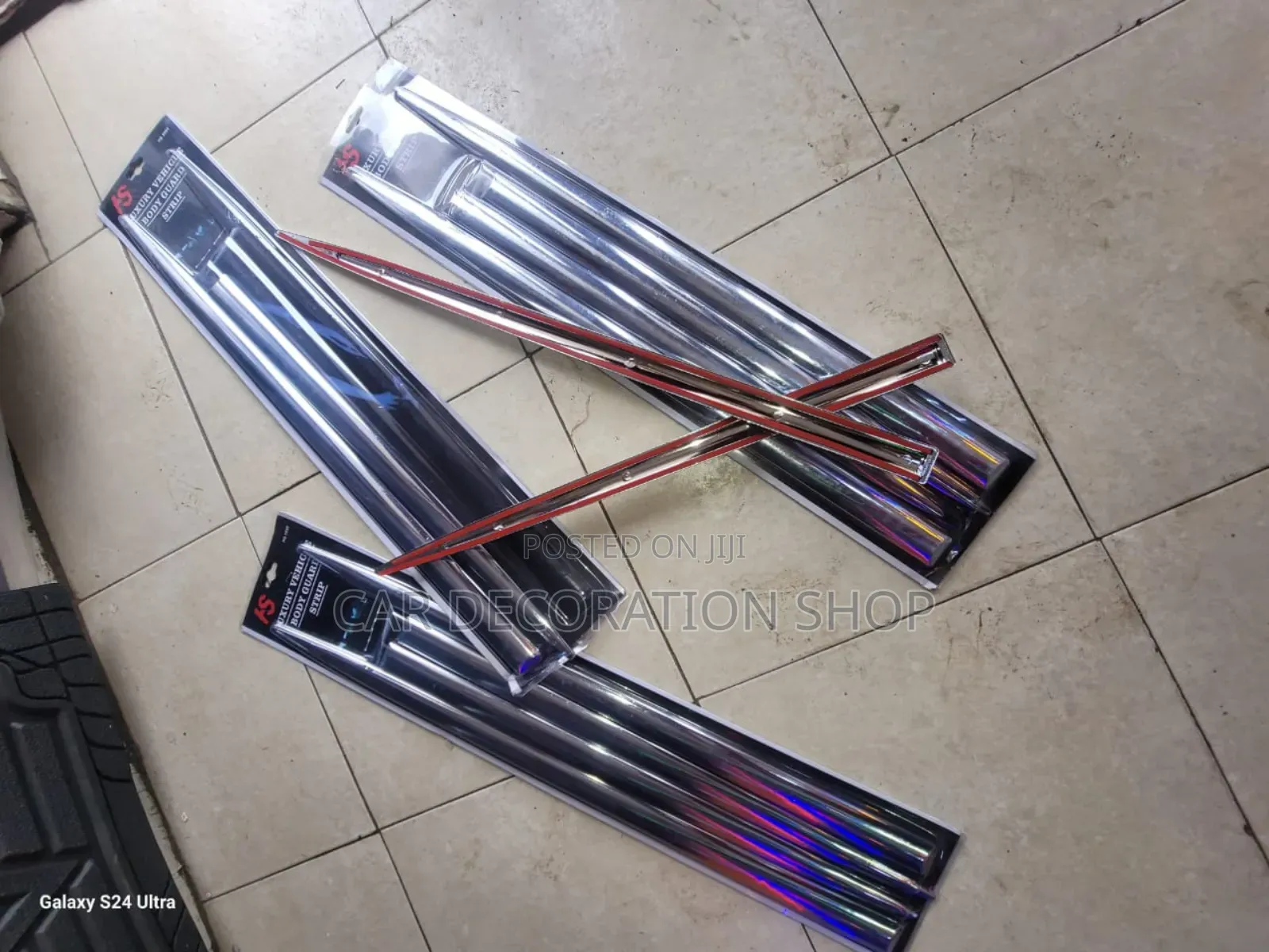 Car Door 4pcs Chrome Trim Molding