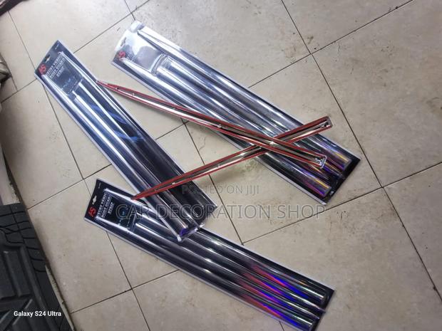Car Door 4pcs Chrome Trim Molding - thumbnail 2