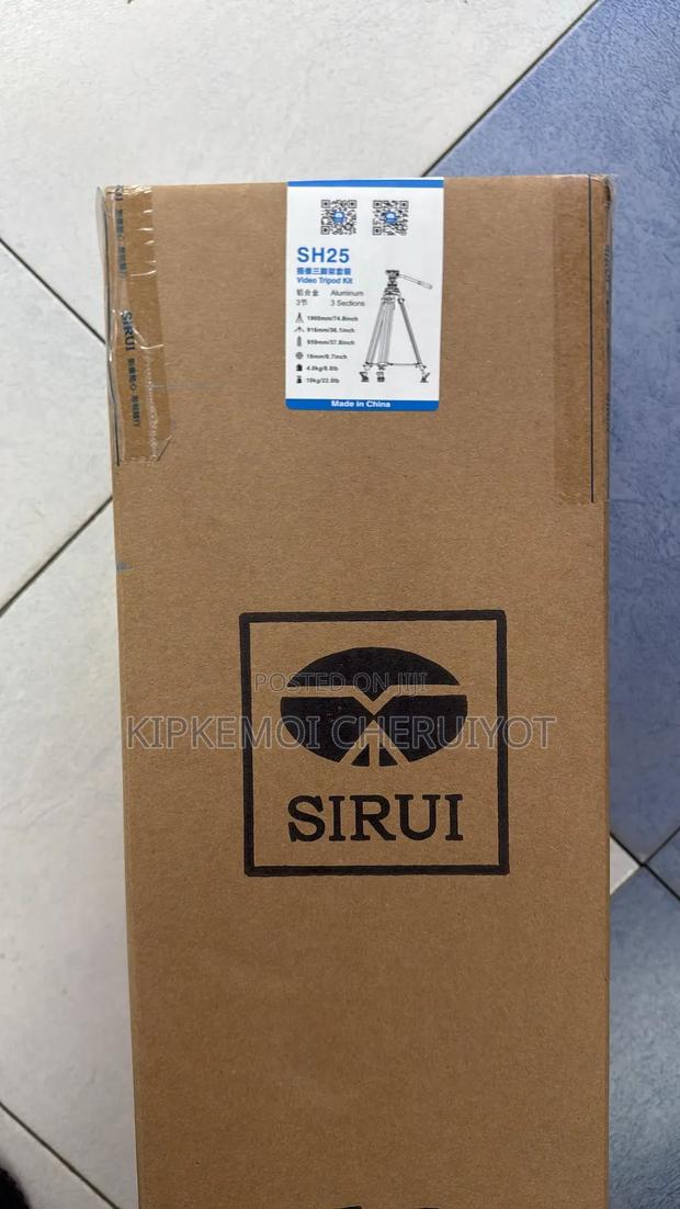 Sirui Sh25 Aluminum Video Tripod With Fluid Head - thumbnail 3