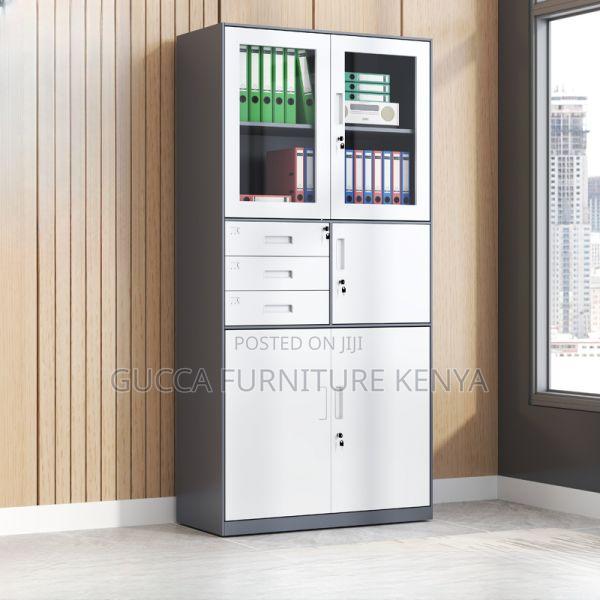 Cabinets: 2-Door Assembled Office Storage Unit With Safe - thumbnail 2