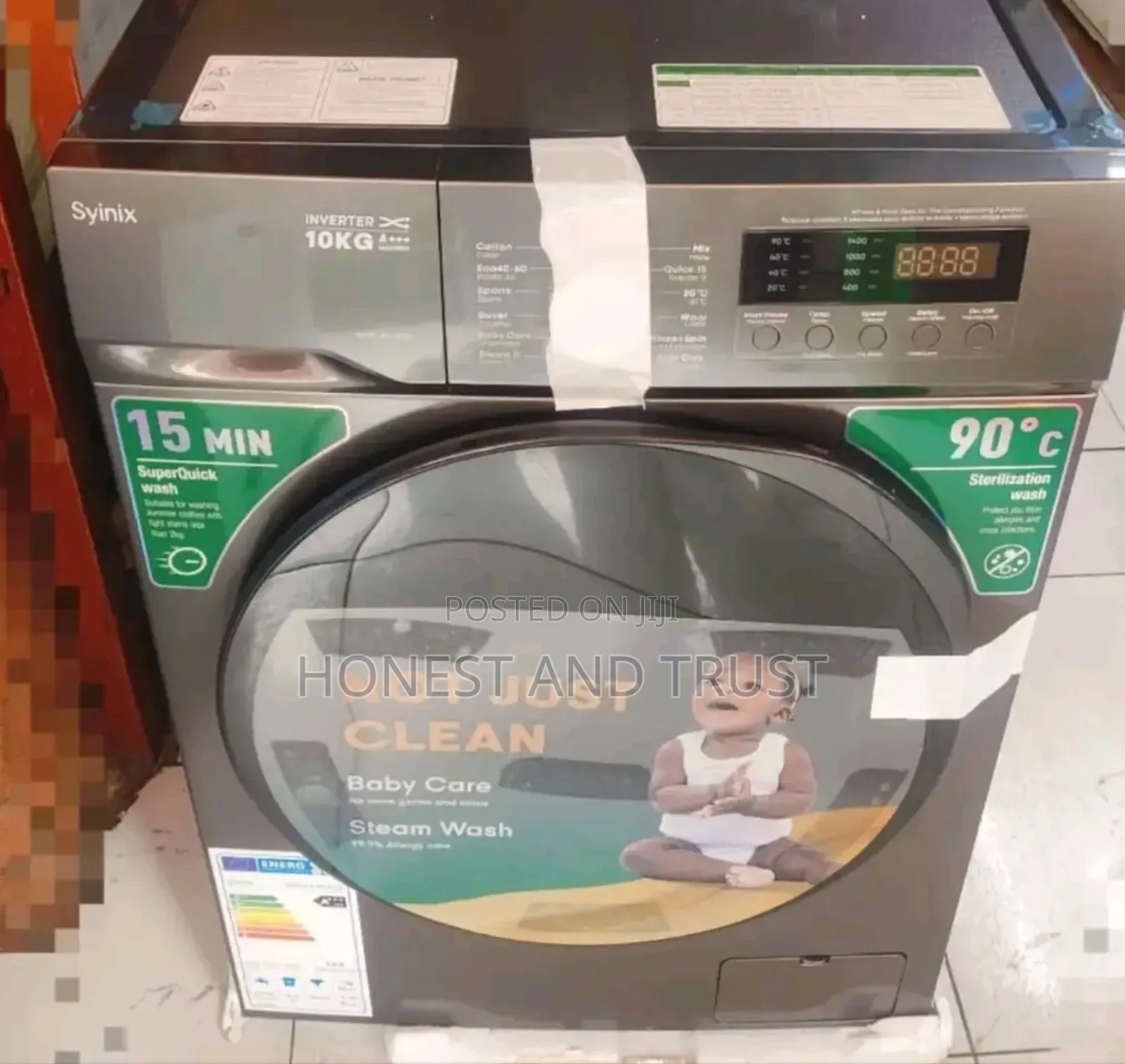 Synix 10 Kg Front Load Washing Machine