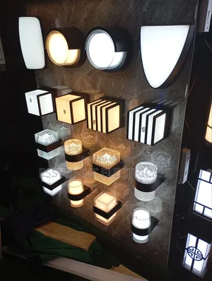 Modern Black Grid Lamp Outdoor Led Wall Lights for Home
