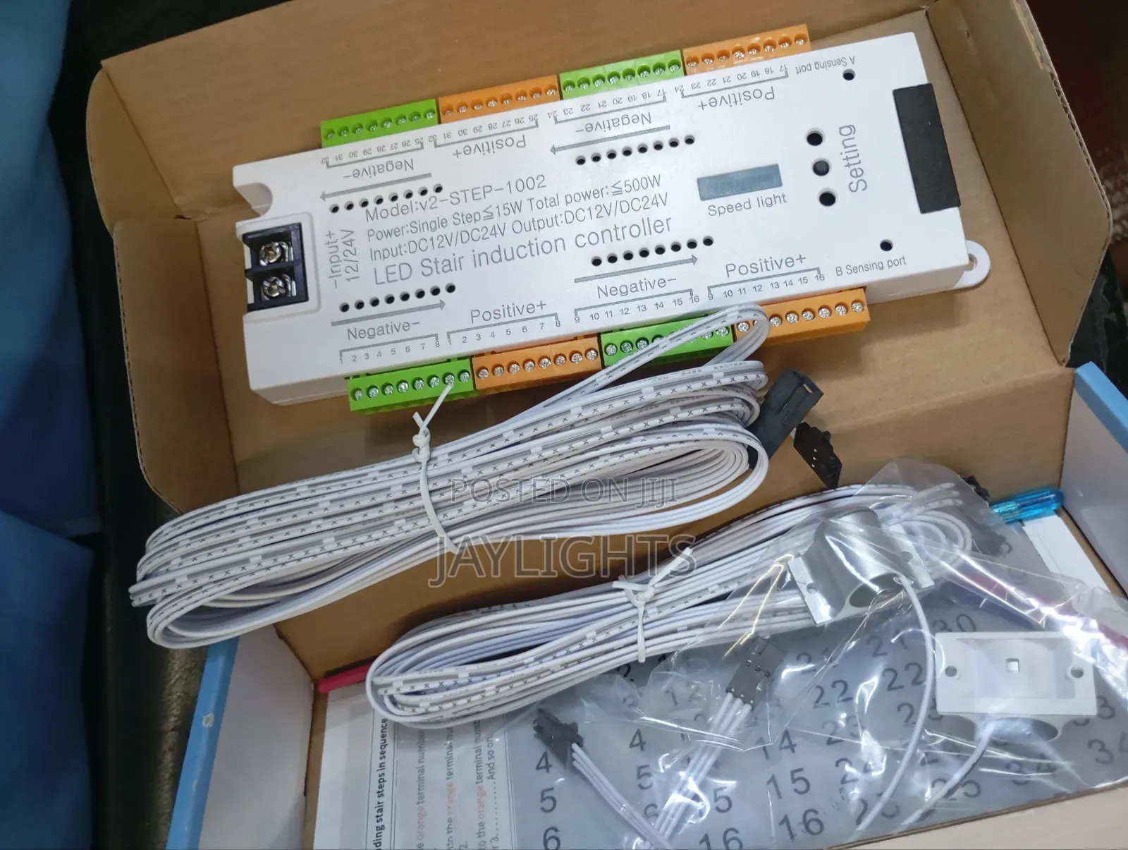 32-Channel Motion Sensor Led Staircase Light Kit