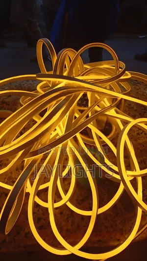 Golden Yellow Single Color Flexible Neon Strip Lighting