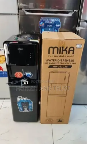 Black Mika Free Standing Hot and Cold Water Dispenser