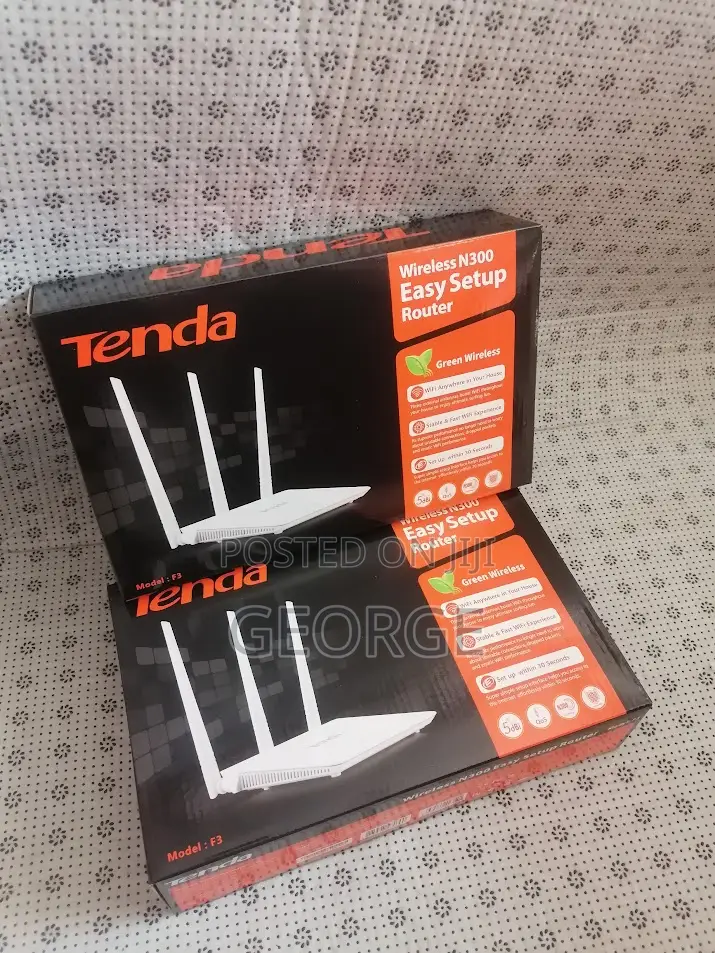 Slashed Price 
Tenda F3 N300 300mbps Wifi Router