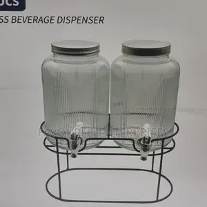 2in1 Each 3.8l Clear Glass Beverage Dispenser