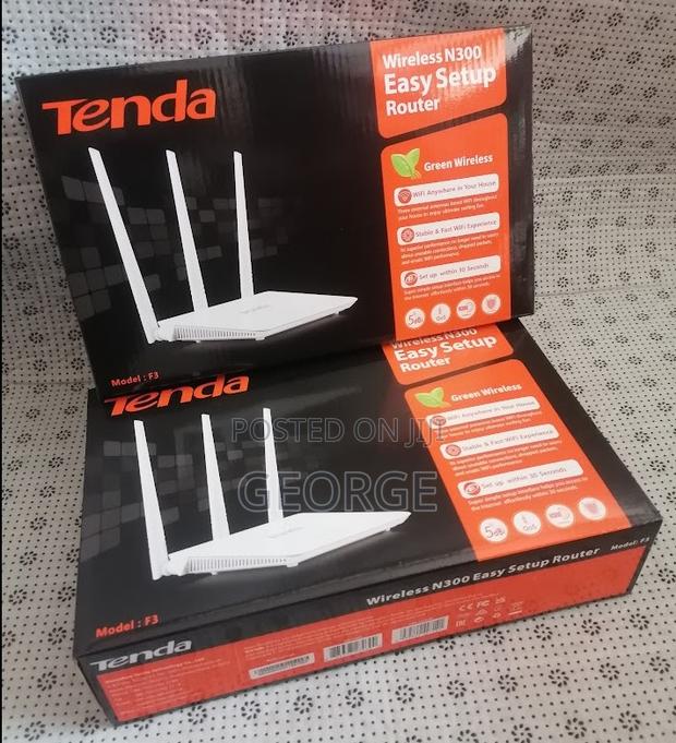 Imported 
Tenda F3 N300 300mbps Wifi Router