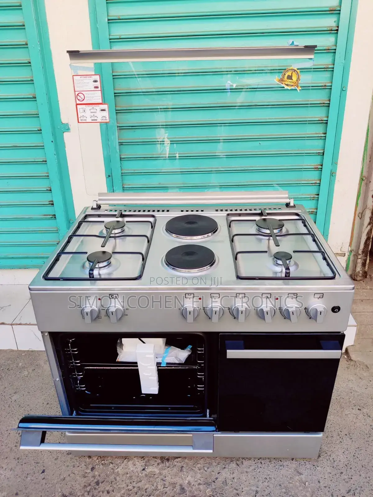 Von Cooker 4 Gas + 2 Electric