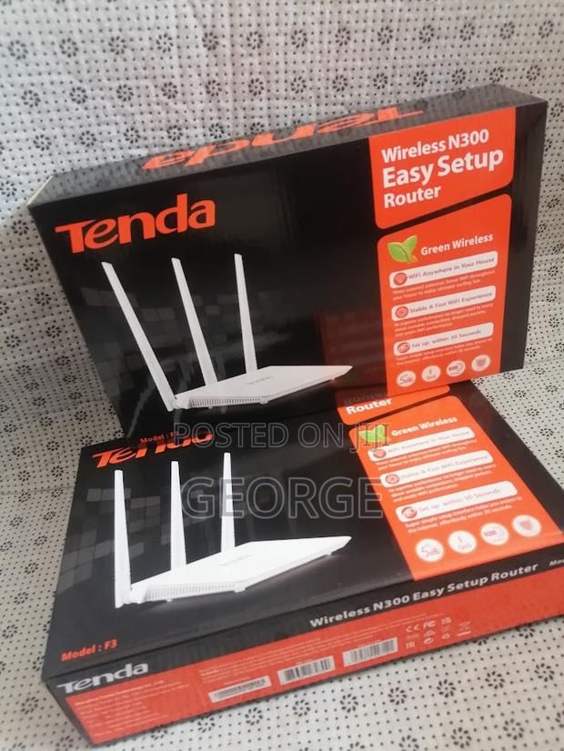 Recommend 
Tenda F3 N300 300mbps Wifi Router - main view