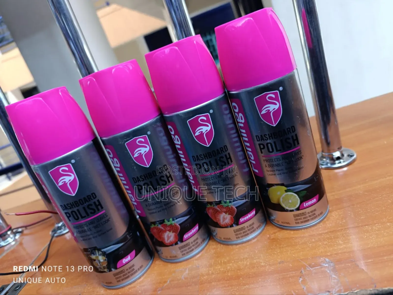 Flamingo Car Dashboard Spray ( Anti-Dust Uv Protection)