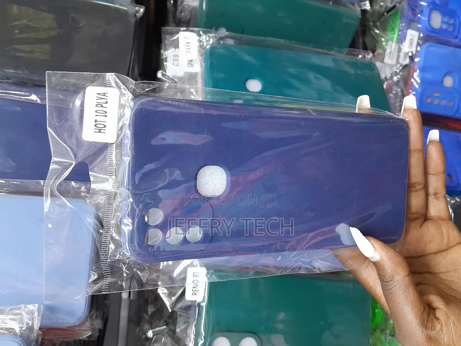 Infinix Hot 10 Play Case Square Silicone Phone Cover