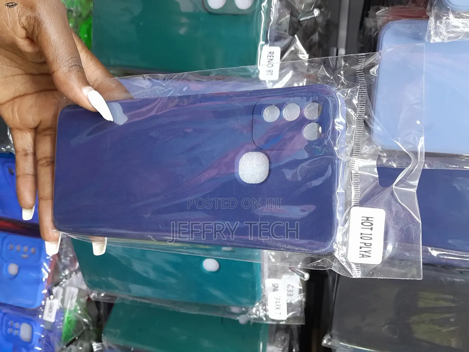 Infinix Hot 10 Play Case Square Silicone Phone Cover