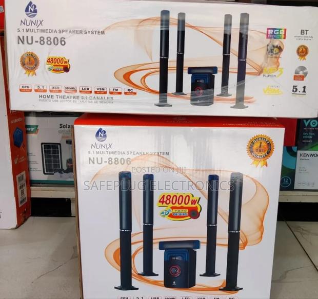 Nunix 5.1 Deluxe Home Theater 8806 - Speaker System - main view