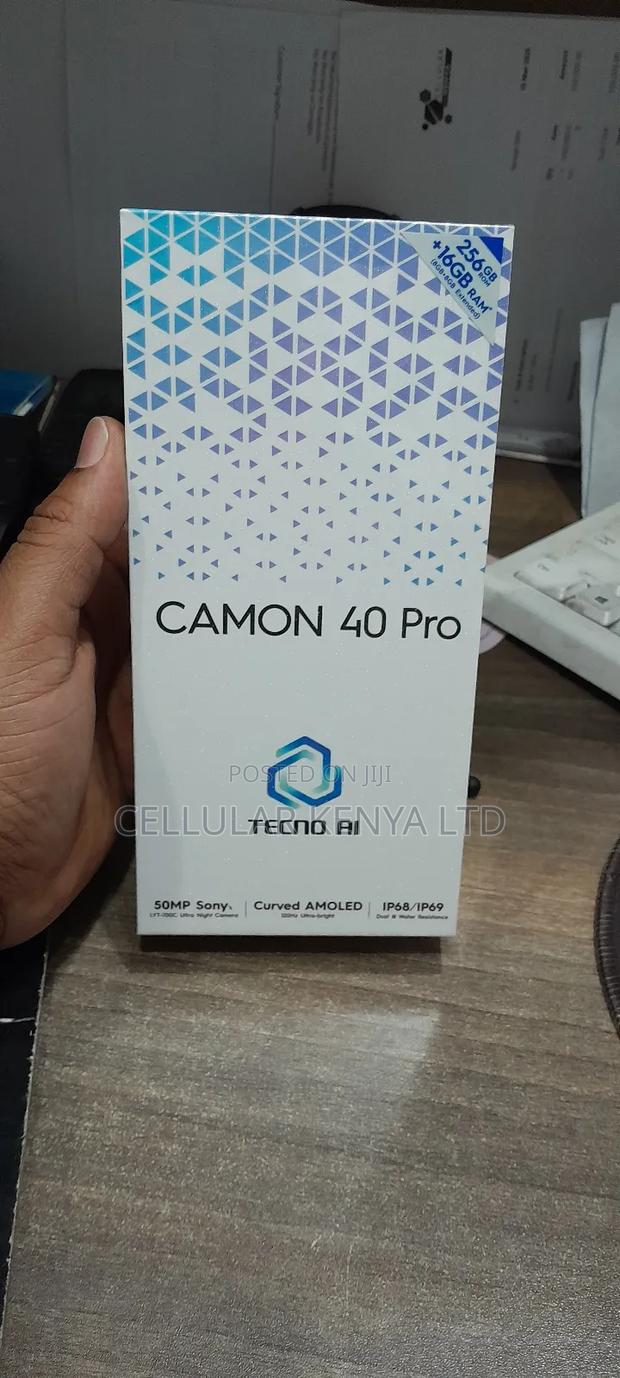 New Tecno Camon 40 Pro 256 GB Black - main view