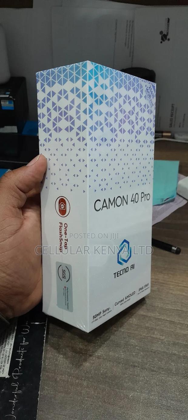 New Tecno Camon 40 Pro 256 GB Black - thumbnail 3