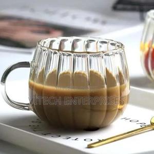 Nordic Ripple Glass Mug Cup, - thumbnail 2