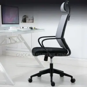Office Chairs:Swivel Ergonomic Lumber Office High Back Chair